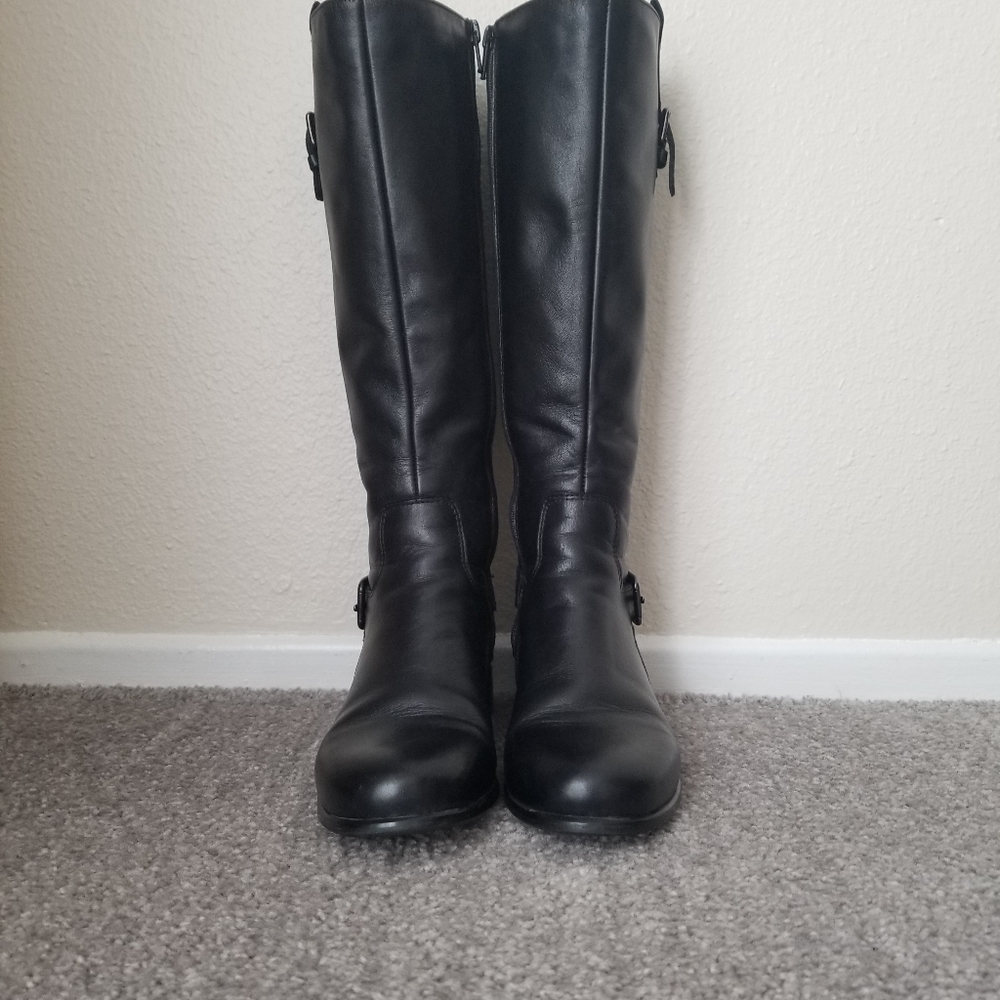 La Canadienne knee high boots black 6